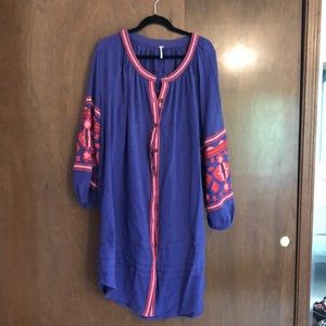 Free People embroidered caftan